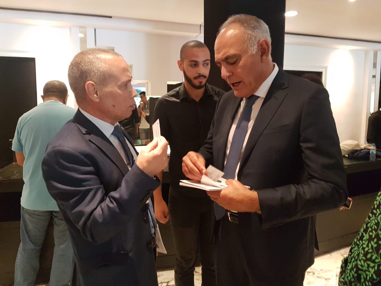 M. Abdellah EL FERGUI avec M. Salaheddine Mezouar